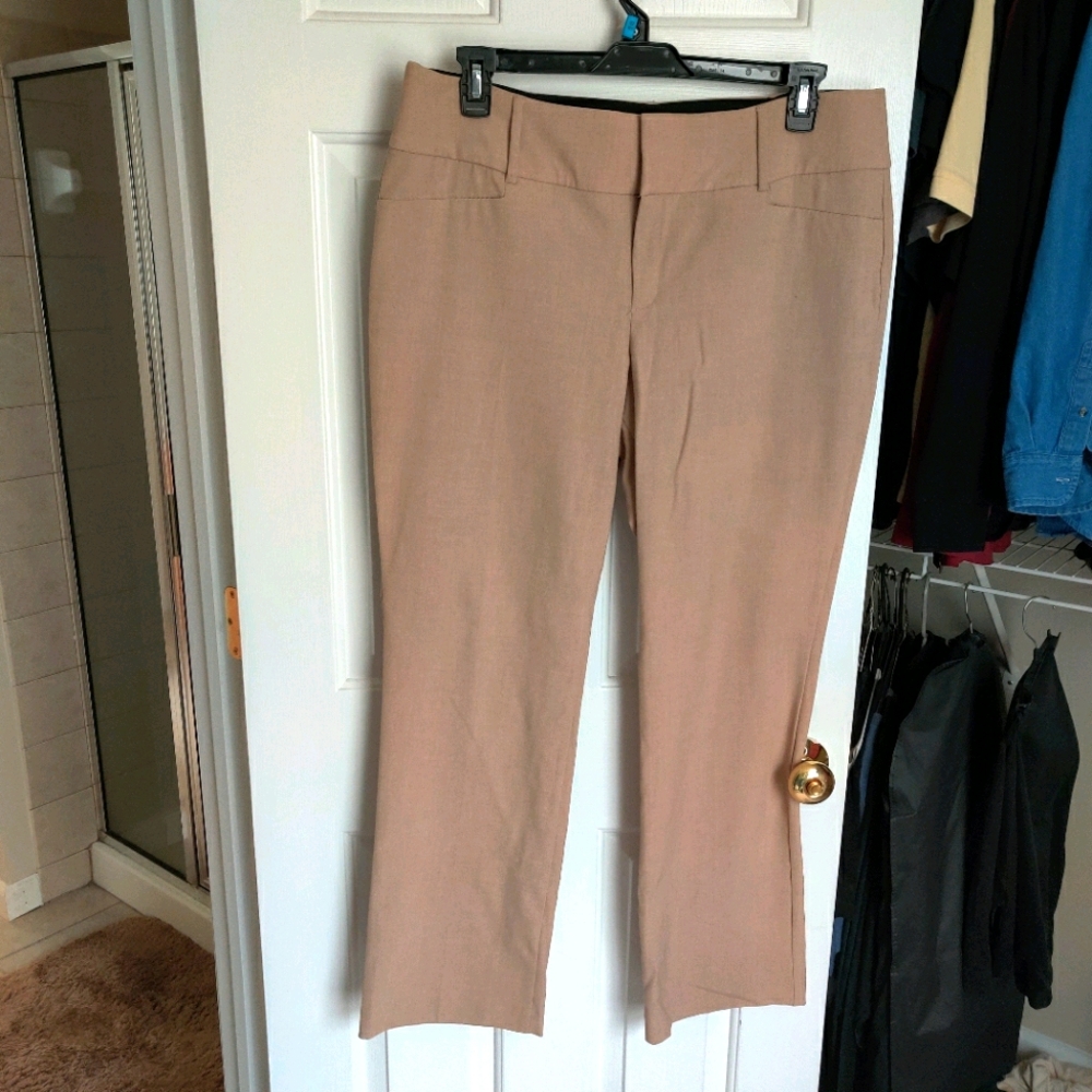 APT 9 khaki high waist trouser